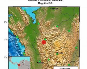 Antioquia fue sacudida por un sismo en la mañana de este miércoles