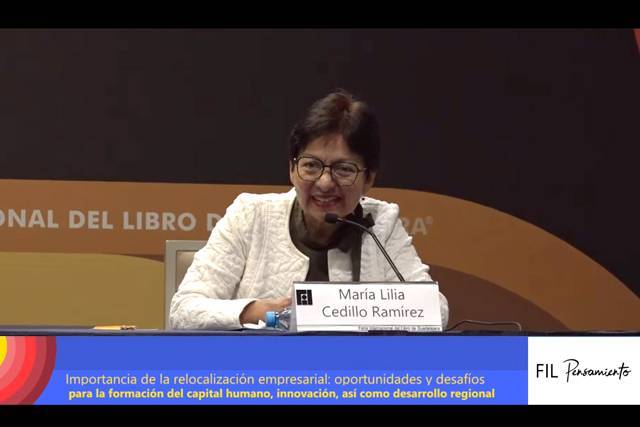 Participa Lilia Cedillo en foro “Importancia de la relocalización empresarial