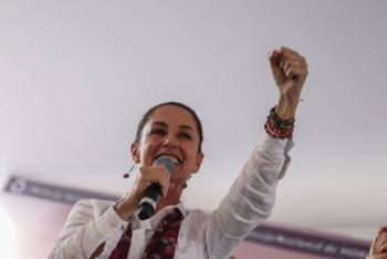 Claudia Sheinbaum ofrece colaboraci&oacute;n en Guanajuato y critica gobiernos locales
