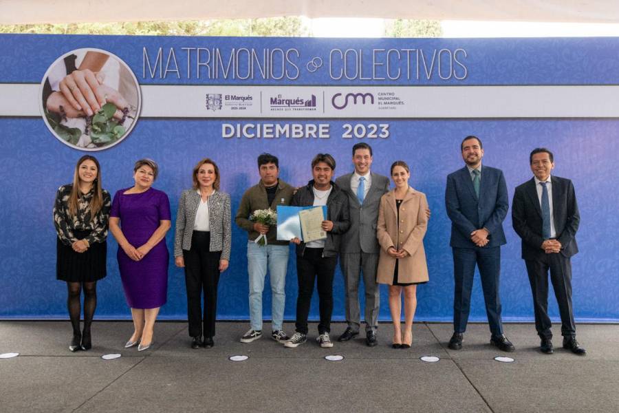 Rodrigo Monsalvo encabezó la “Campaña de Matrimonios Colectivos 2023”