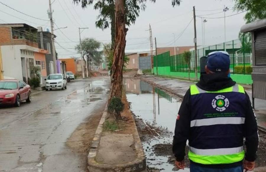 Protección civil de soledad monitorea zonas específicas ante lluvias