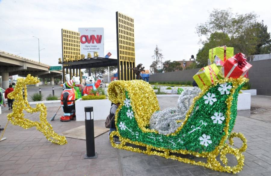 Decoración navideña en Soledad fomenta el espíritu de celebración