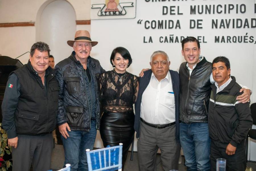 400 trabajadores sindicalizados de Municipio de El Marqués convivieron con autoridades municipales