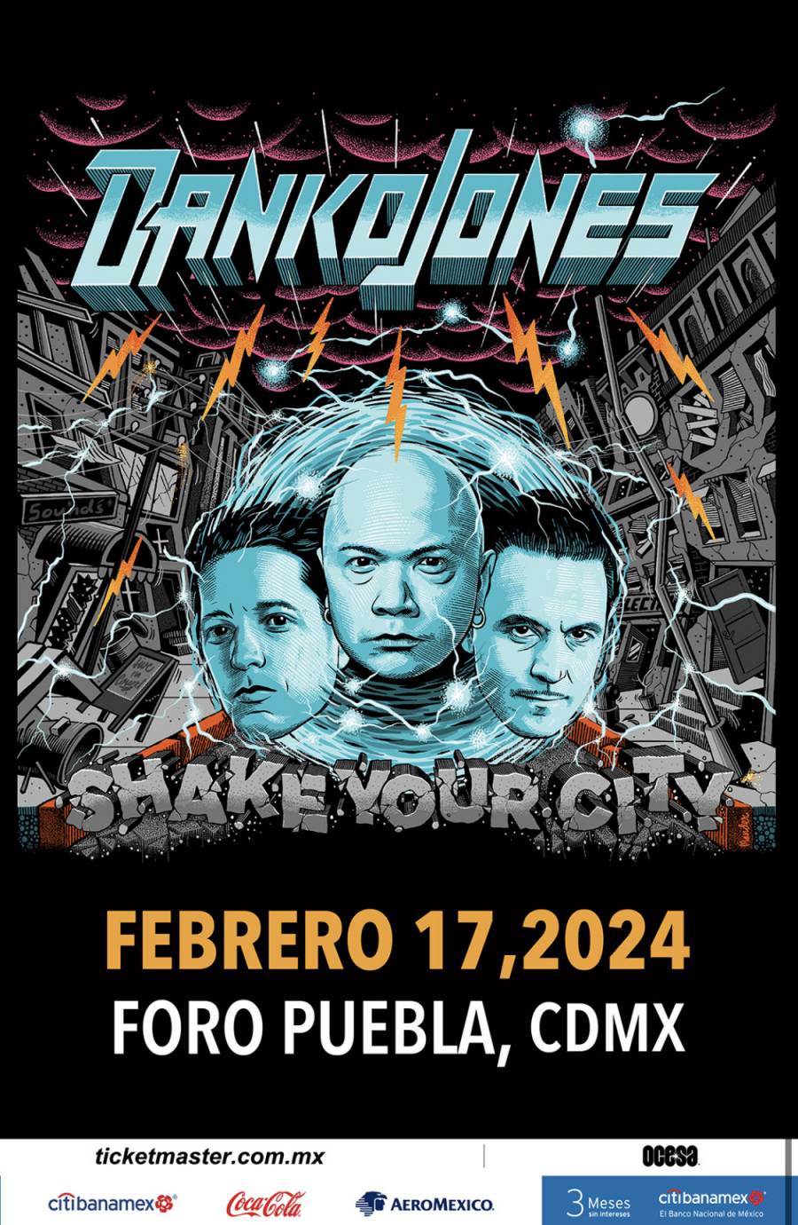 Toda la fuerza del punk rock de Danko Jones llegará a la CDMX