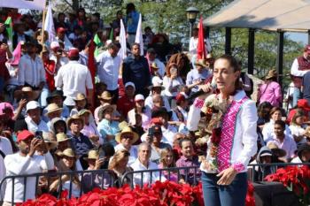 Desde Puebla, Sheinbaum destaca la unidad dentro de Morena