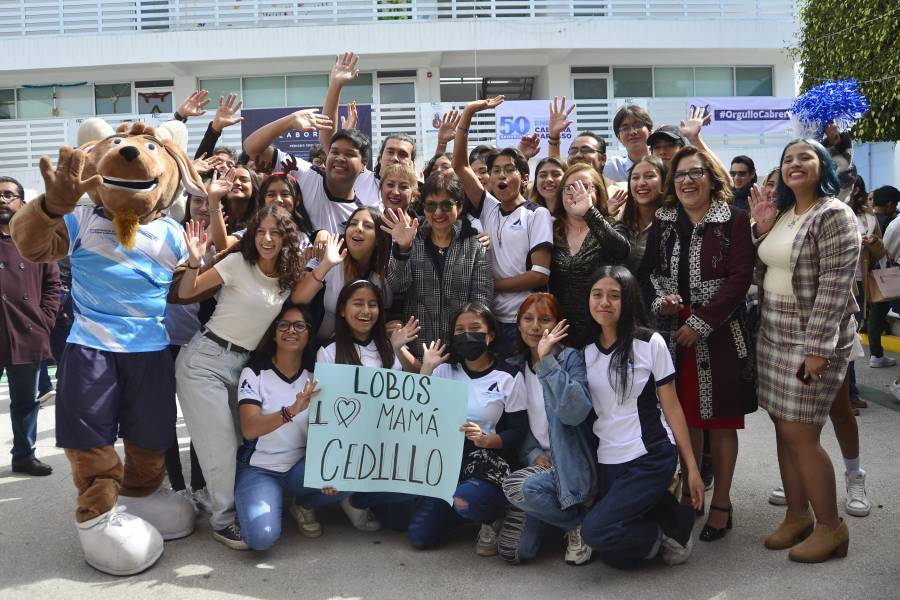 Reconoce Rectora Lilia Cedillo logros de la Preparatoria Enrique Cabrera Barroso
