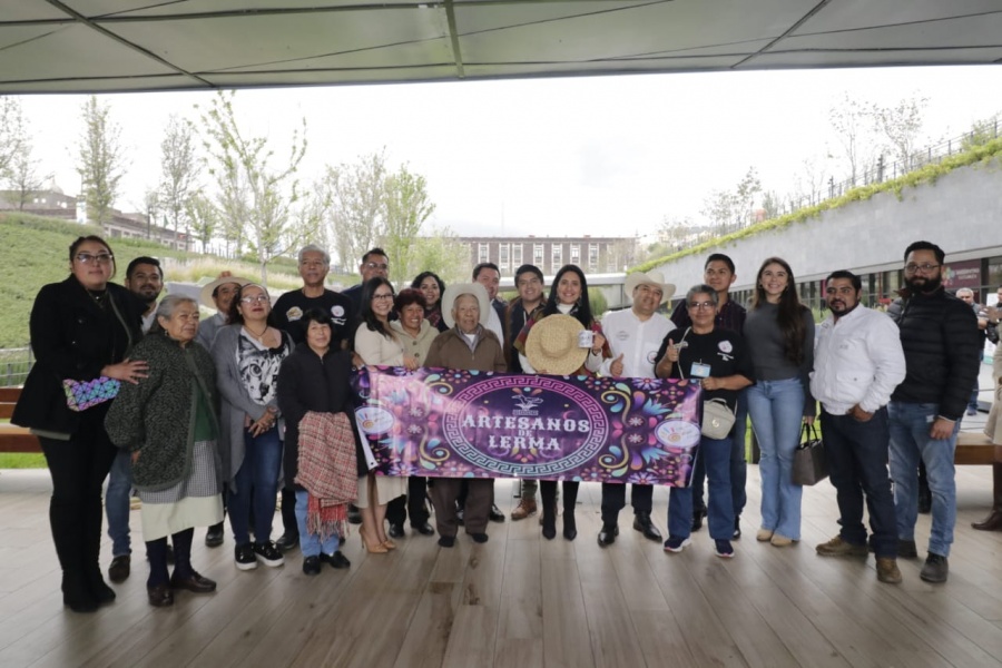 Lerma exhibe su riqueza artesanal y gastronómica en la capital mexiquense
