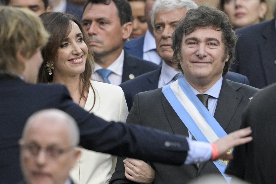 Economía y seguridad, los primeros temas del discurso de Milei