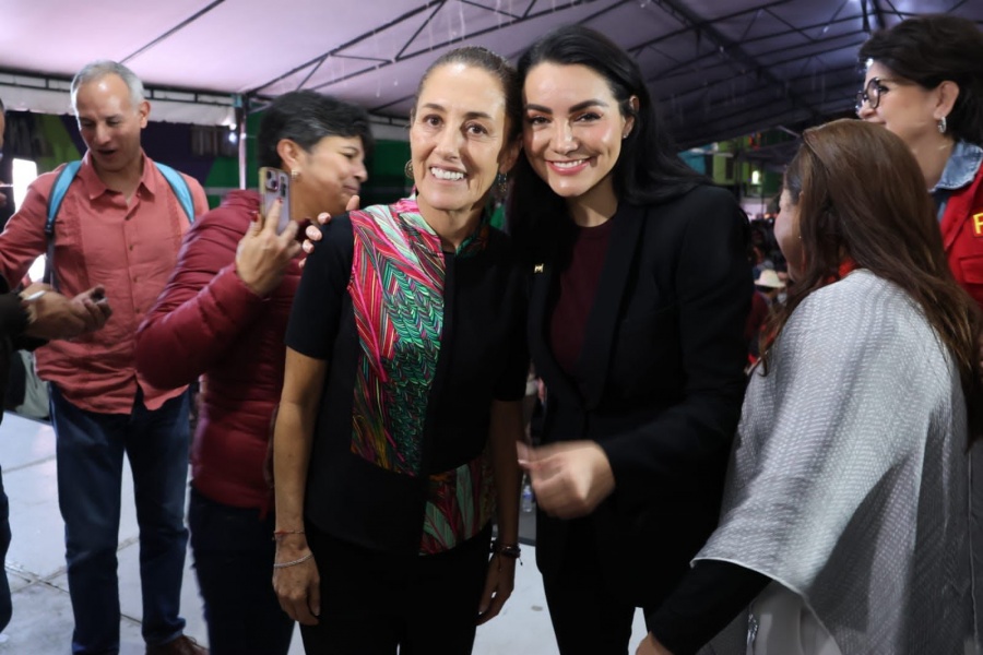 Acompaña Gabriela Jiménez Godoy a Sheinbaum y Brugada para recuperar Azcapotzalco en 2024