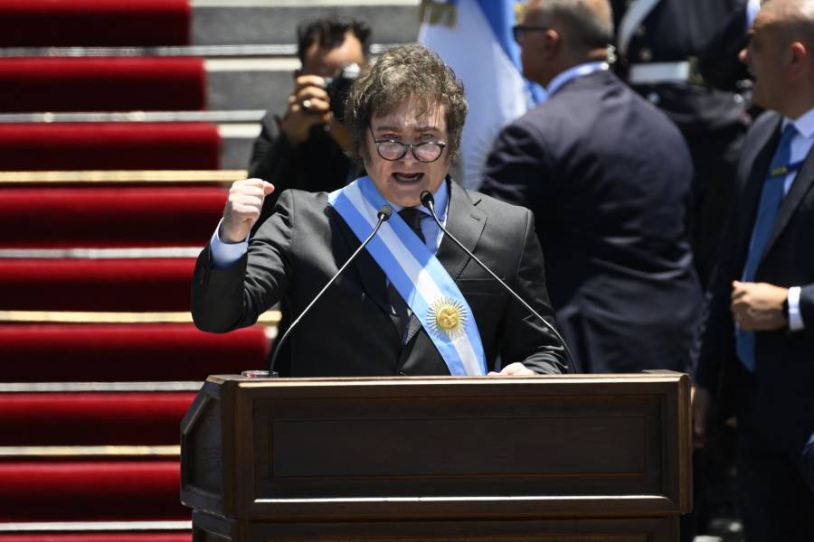 Javier Milei jura como presidente de Argentina: 