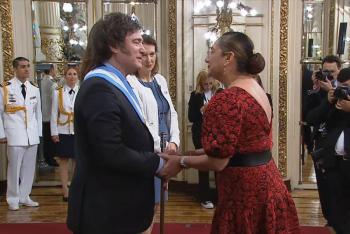 Laura Carrillo Cubillas asiste a la asunci&oacute;n de Javier Milei representando a M&eacute;xico