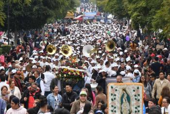 Celebraciones de la Guadalupana dejarán derrama superior a 15 mil 500 mdp