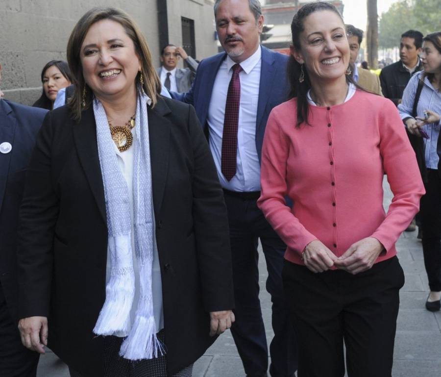 Actividades programadas de las precandidatas a la presidencia Xóchitl Gálvez y Claudia Sheinbaum