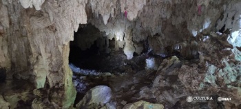 INAH indaga en una gruta descubierta en el Tramo 5 sur del Tren Maya