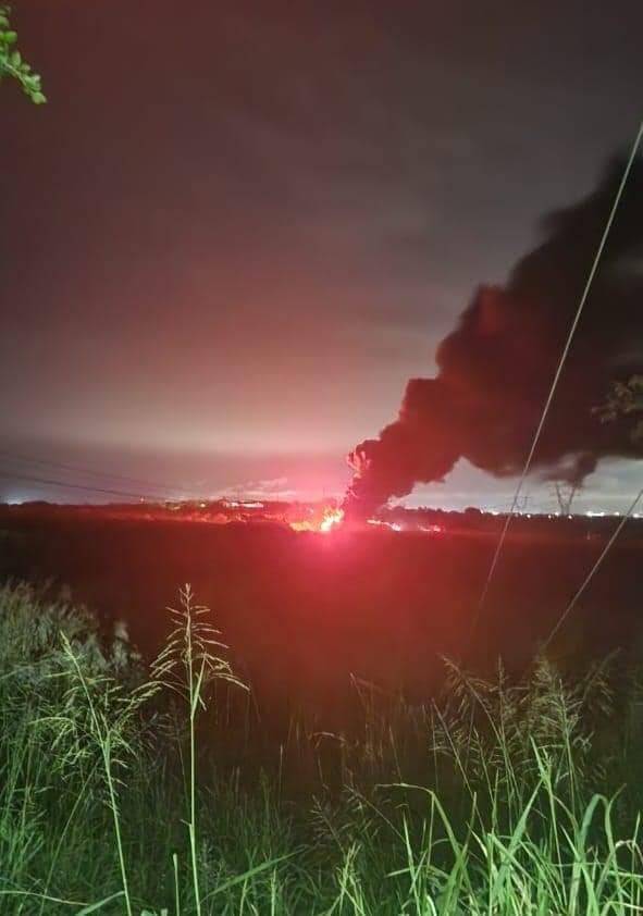 Reportan incendio en las inmediaciones de petrolera en Altamira: Pemex informa que fue un pastizal