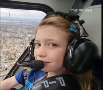 Amy Spicer: La joven prodigio de 10 a&ntilde;os que desaf&iacute;a los cielos como la piloto m&aacute;s joven de aeronaves el&eacute;ctricas