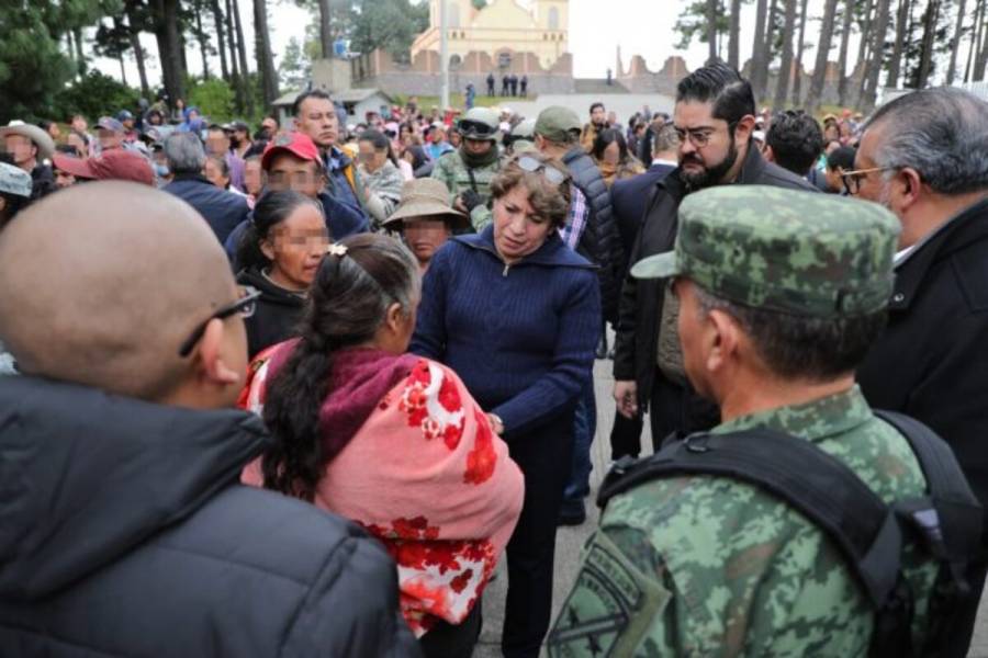 Anuncia Delfina Gómez promete programas de Bienestar, Salud y Educación para Texcaltitlán