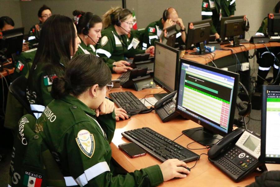 Ángeles Verdes acompaña a los paisanos que regresan a México por carretera esta temporada