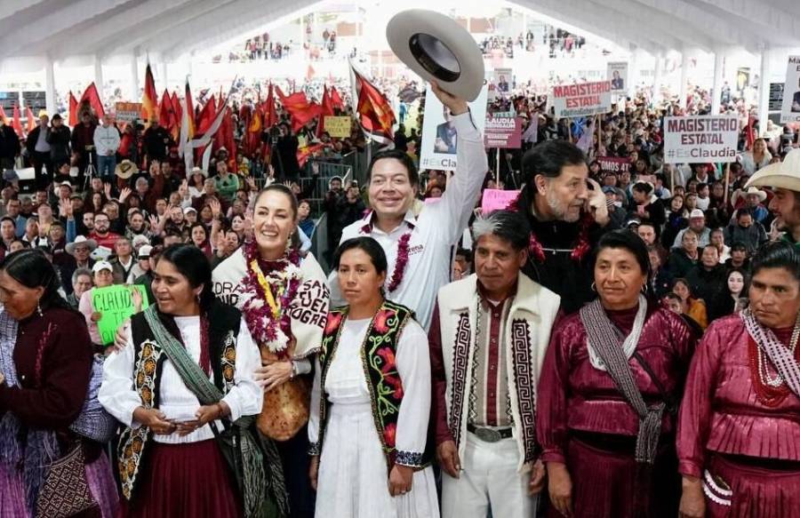 Mario Delgado celebra inauguración de la primera etapa del Tren Maya