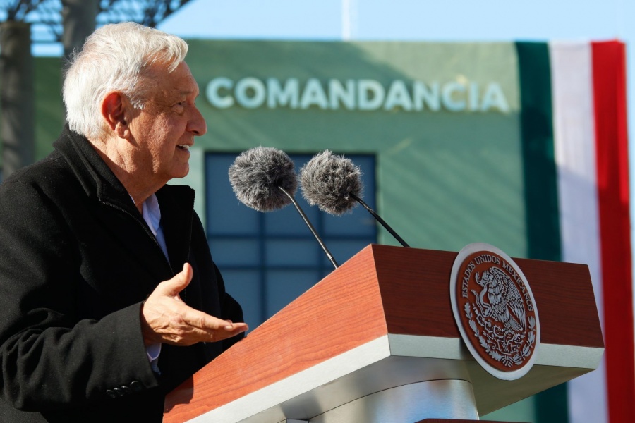 En Nuevo Laredo, AMLO anuncia apertura de ANAM para 2024