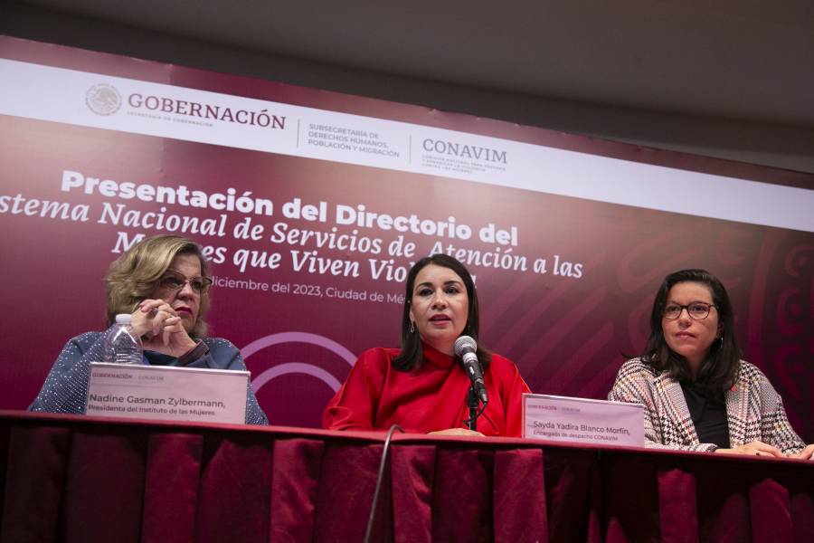 Crean Directorio del Sistema Nacional de Servicios de Atención a las Mujeres que Viven Violencia