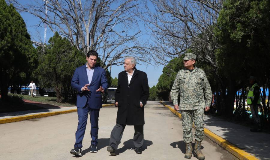 Inaugura AMLO acueducto El Cuchillo II en Nuevo León