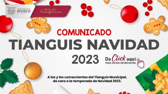 Anuncia Atlixco reglas de operación comercial por temporada navideña