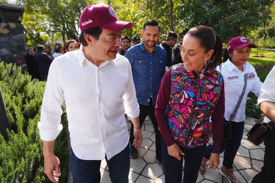 Presenta Mario Delgado y Claudia Sheinbaum al equipo de jóvenes por la 4T