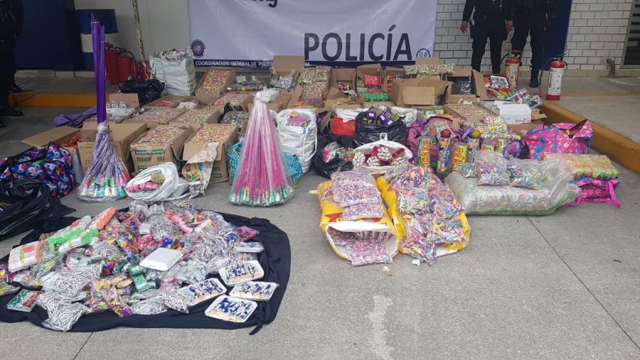 SSC realizó una demostración sobre los riesgos de manipular pirotecnia