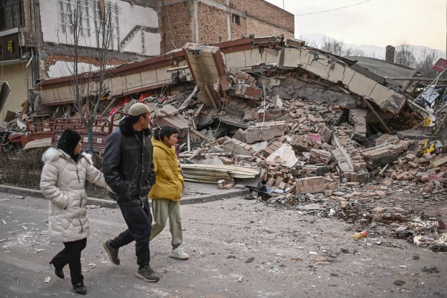 Al menos 127 muertos en un sismo en el noroeste de China