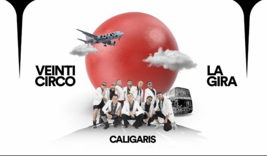 CALIGARIS PRESENTA VEINTICIRCO: LA GIRA SU DISCO EN VIVO