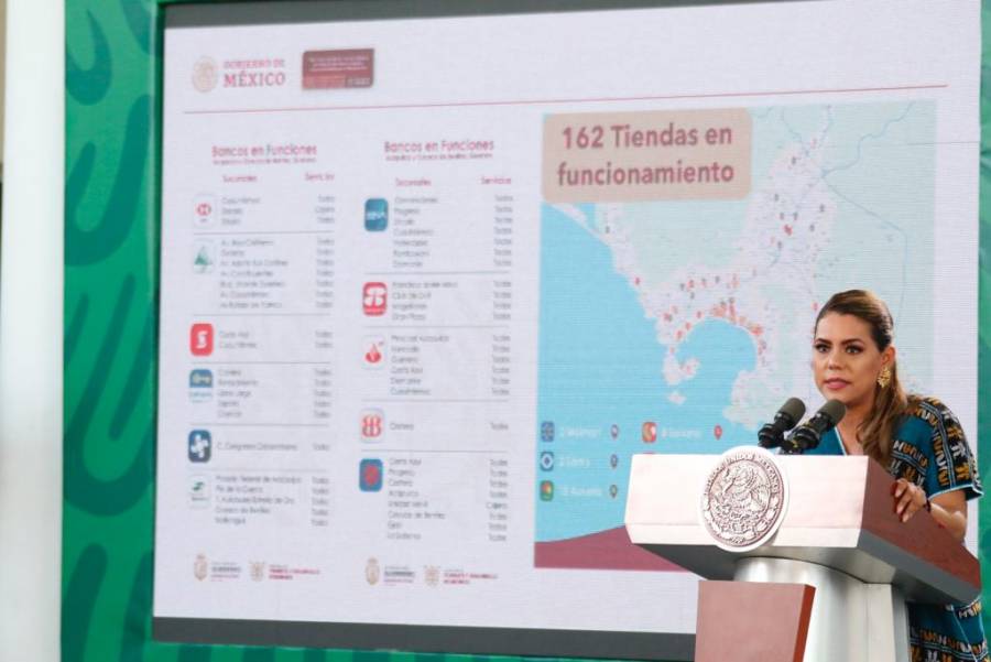 Ya hay infraestructura de servicios en Acapulco, asegura gobernadora