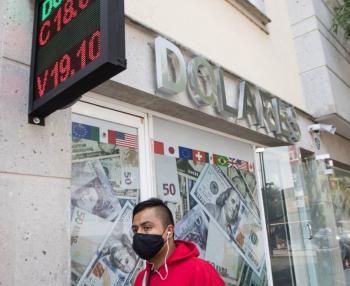 Cotizaciones de cierre del d&oacute;lar en Am&eacute;rica Latina