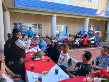 Con tradicional pi&ntilde;ata y comida regional celebra el fin de a&ntilde;o el Centro INAH Quintana Roo