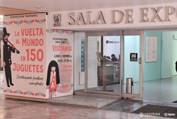 La vuelta al mundo en 150 juguetes, en el Centro M&eacute;dico Nacional Siglo XX