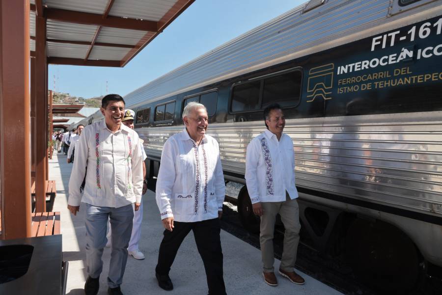 AMLO inaugura Línea Z del Tren Interoceánico del Istmo de Tehuantepec