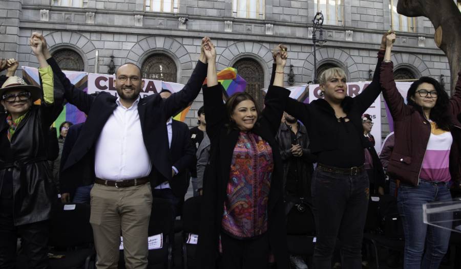 Clara Brugada busca una CDMX más libre e inclusiva de la mano con la comunidad LGBTTTQIA+