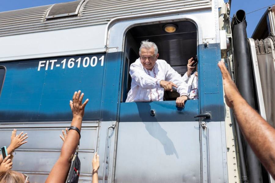 AMLO realizó un segundo viaje del Tren Interoceánico