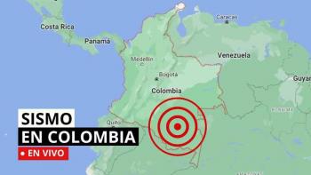 Perciben sismo en Colombia en el municipio de Santander