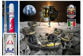 Listo, lanzamiento de la primera misi&oacute;n mexicana de micro robots a la Luna