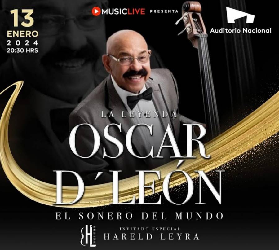 OSCAR DE LEON FESTEJARÁ SUS 50 AÑOS DE TRAYECTORIA EN EL AUDITORIO NACIONAL DE CDMX