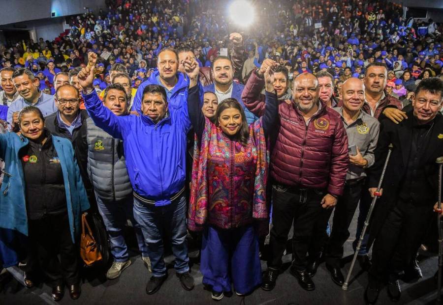Clara Brugada presume apoyo del sindicato del GobCDMX