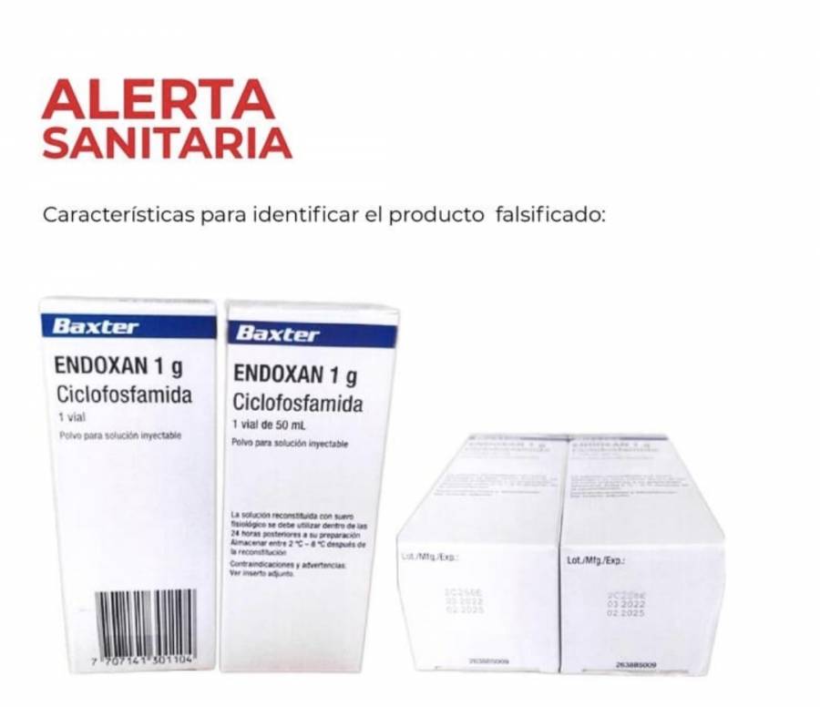 Cofepris alerta por falsificación de medicamentos oncológicos