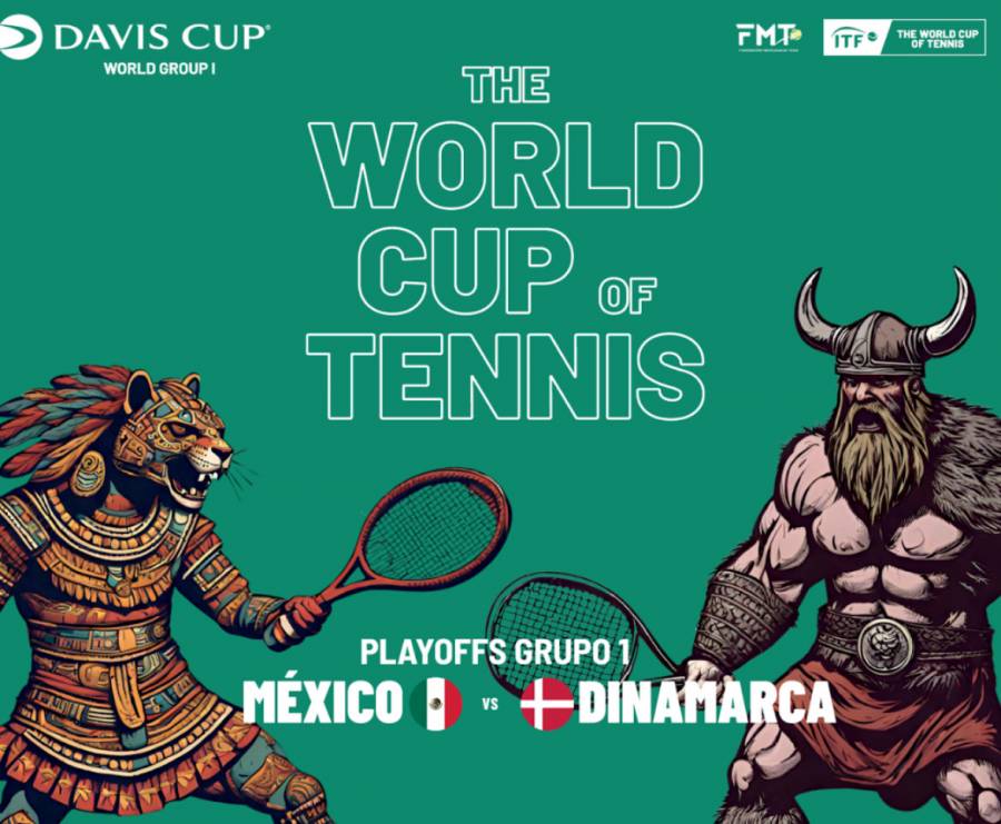 LA COPA DAVIS ENFRENTARÁ A MÉXICO CONTRA DINAMARCA EN ZAPOPAN, JALISCO