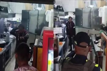 Un hombre armado causa p&aacute;nico en un restaurante de Cali