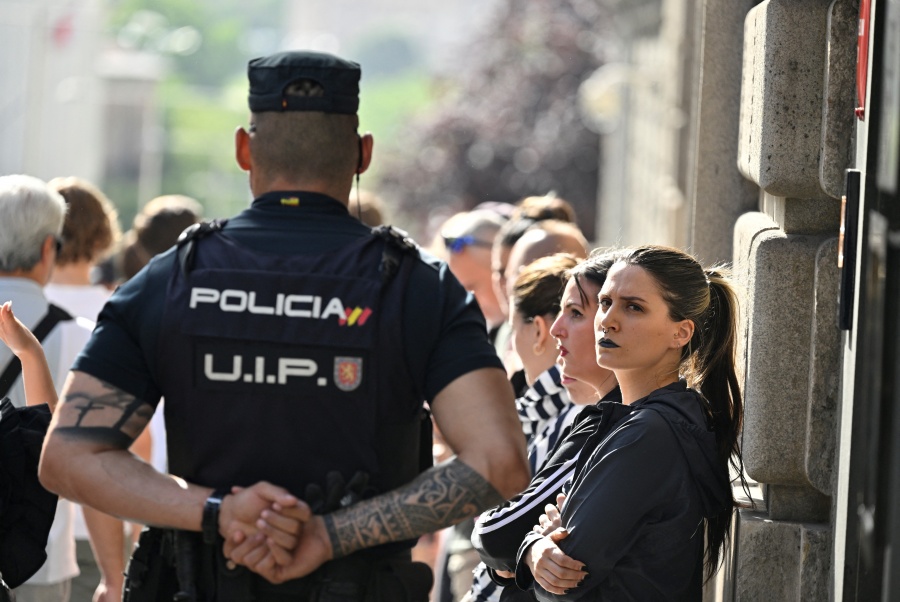 Pareja francesa que planeaba 
