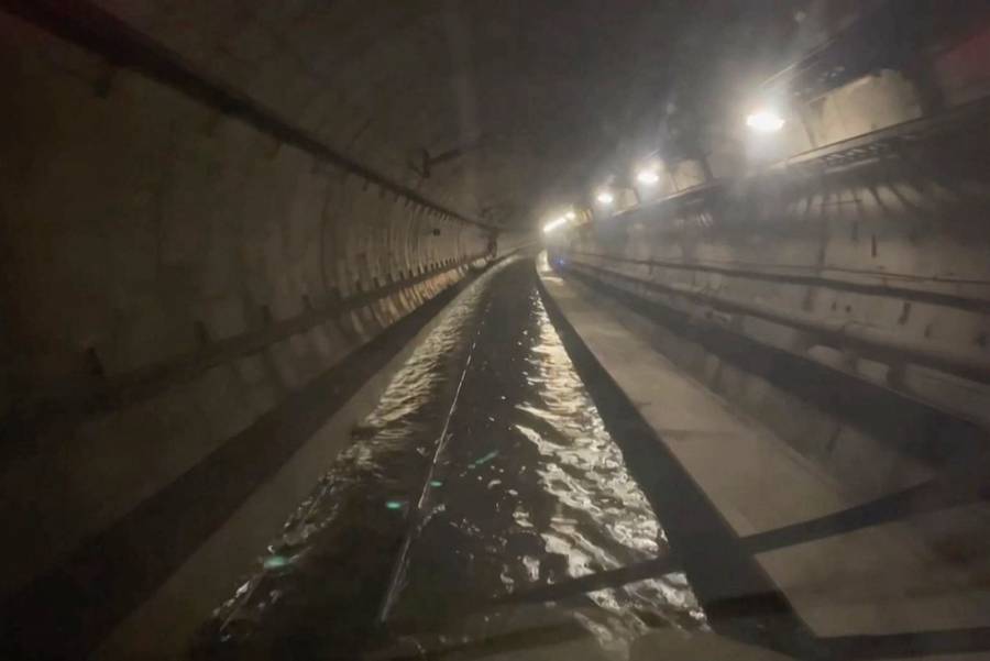 Eurostar cancela todos los trenes por inundaciones en Reino Unido
