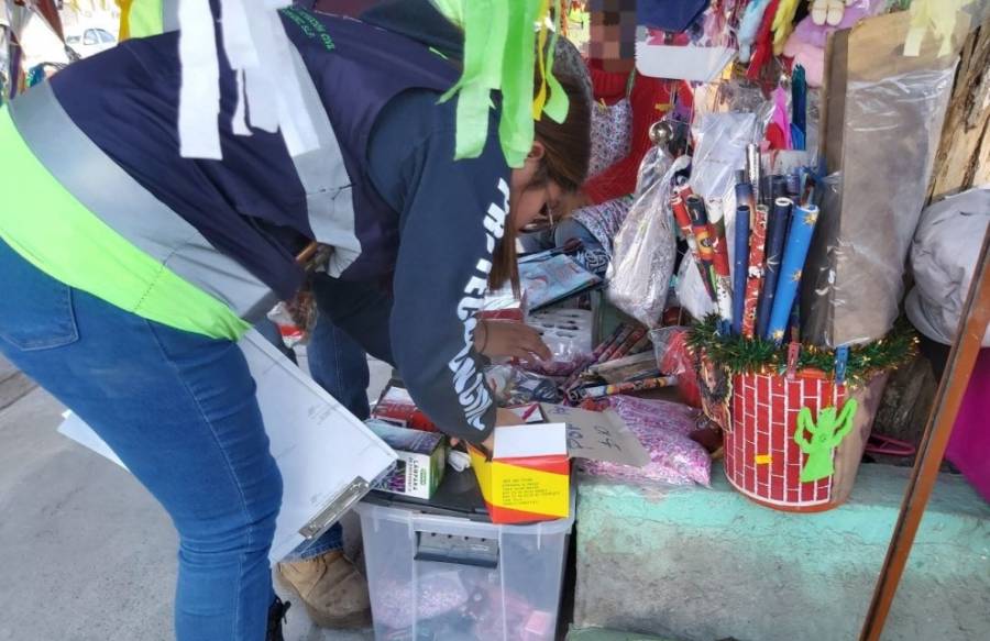 Soledad de Graciano Sánchez intensifica operativos contra la venta de pirotecnia