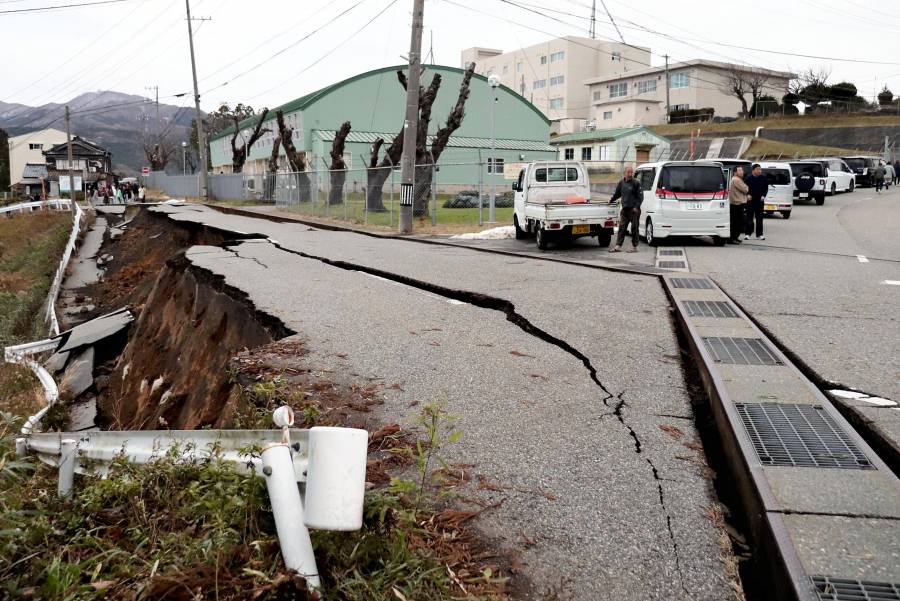 Terremoto de Magnitud 7.6 Sacude Japón: Así se ven las calles