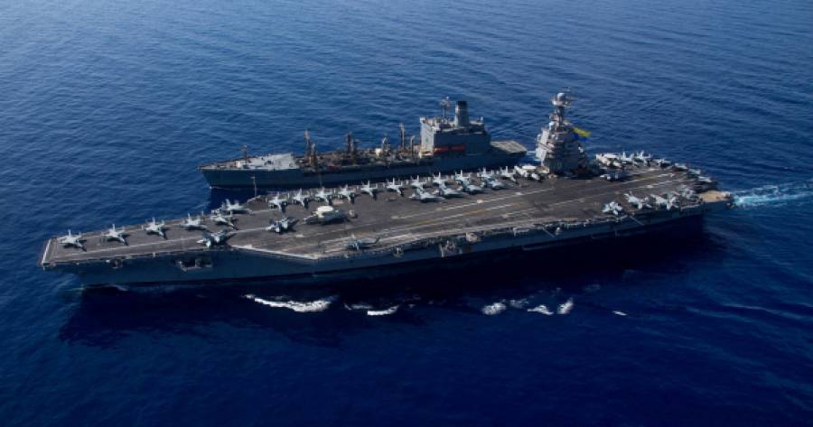 Un portaaviones desplegado en el Mediterráneo tras ataque de Hamás vuelve a EEUU
